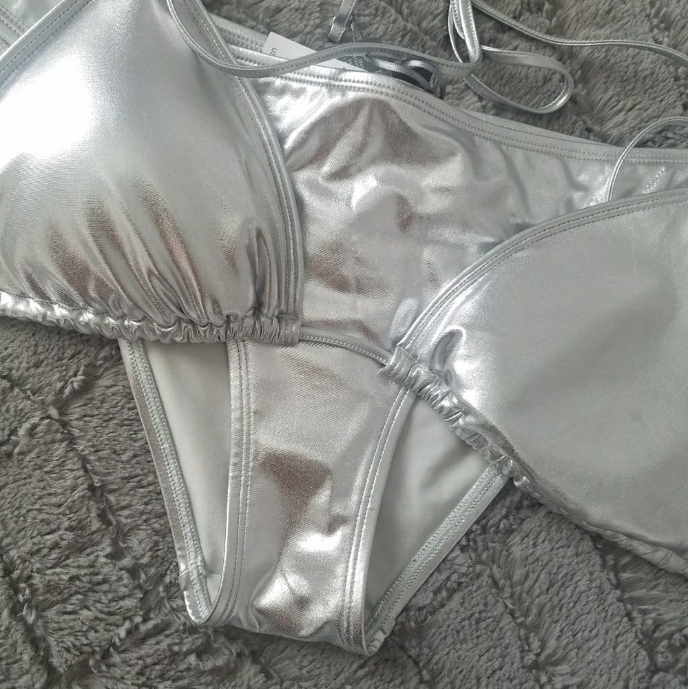 Silver Bikini Set - image 2